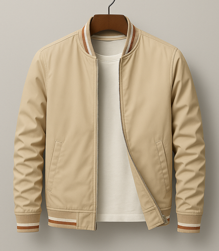 Paris&Fifth™ | Blouson Bomber élégant à rayures