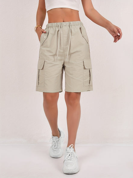 Paris&Fifth™|Quick-Dry Women's Cargo Shorts