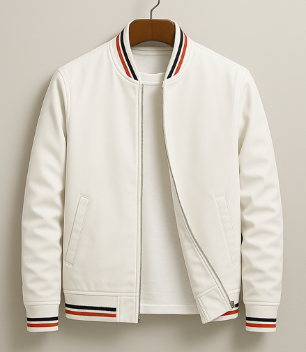 Paris&Fifth™ | Blouson Bomber élégant à rayures