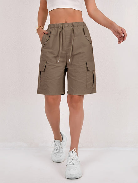 Paris&Fifth™|Quick-Dry Women's Cargo Shorts