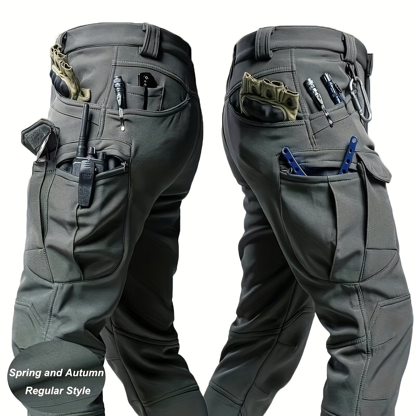 Paris&Fifth™|Men's Stretch Cargo Work Pants