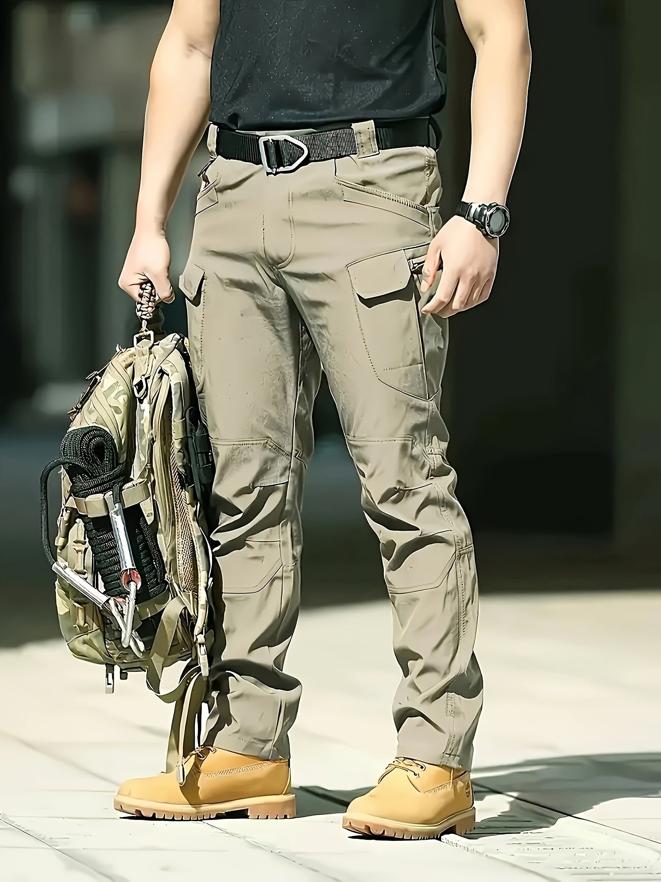 Paris&Fifth™|Men's Stretch Cargo Work Pants