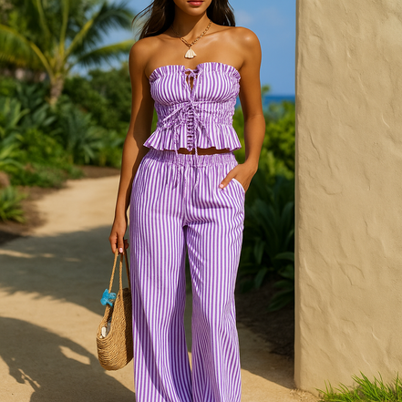 Paris&Fifth™|Top and Pants Set