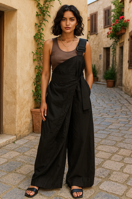 Paris&Fifth™| Wide-Leg Overalls