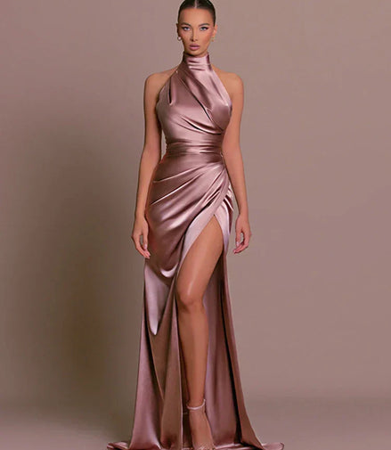 Livia | Sleek Slit Gown