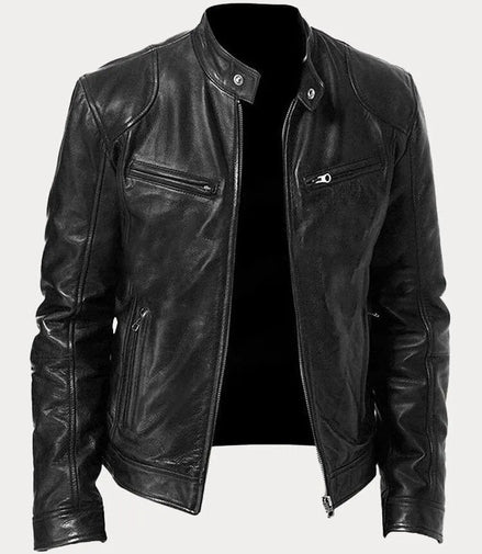 Paris&Fifth™ | Veste décontractée en cuir