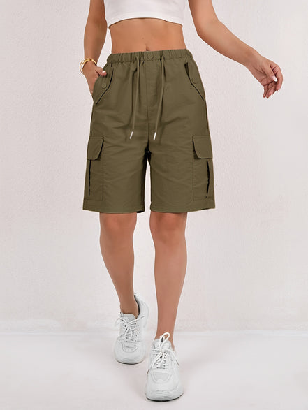Paris&Fifth™|Quick-Dry Women's Cargo Shorts
