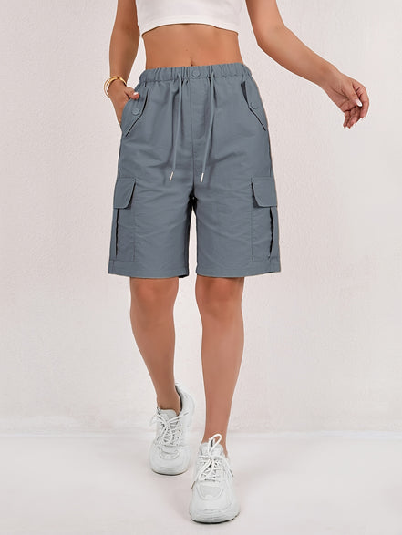 Paris&Fifth™|Quick-Dry Women's Cargo Shorts
