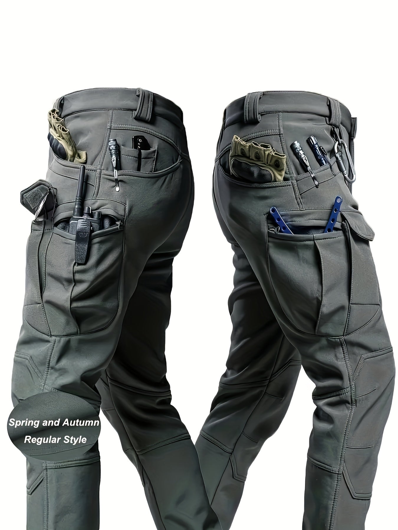 Paris&Fifth™|Men's Stretch Cargo Work Pants