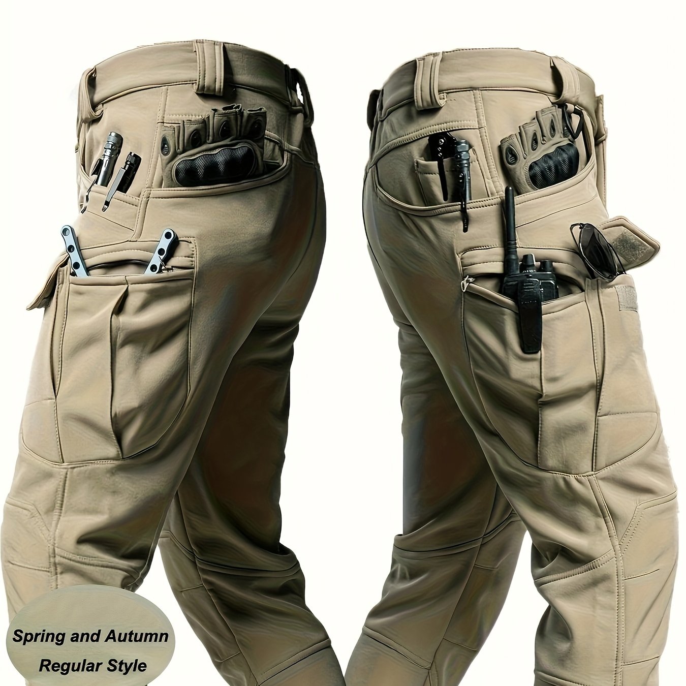 Paris&Fifth™|Men's Stretch Cargo Work Pants