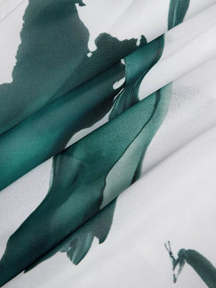 Paris&Fifth™ | Robe Longue à Imprimé Aquarelle